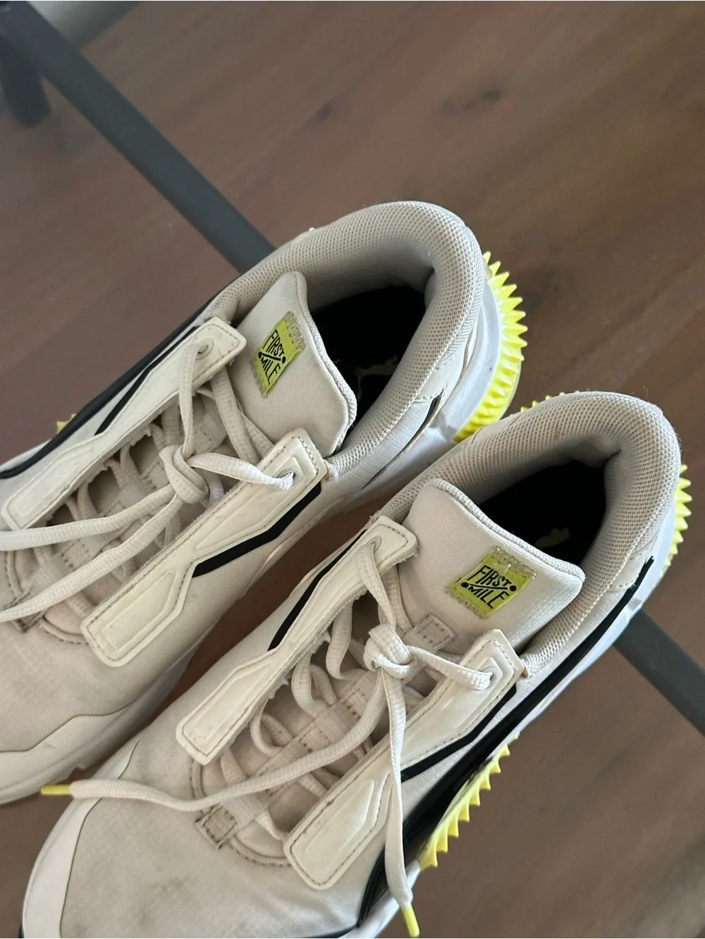 Puma First Mile x Women’s Provoke XT Eggnog Soft Fluo Yellow Training Size 7